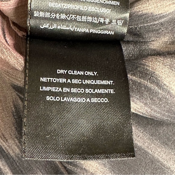 Guess by Marciano 100% Silk Chiffon Long Sleeve Mulitcolo Pullover Tunic - Picture 7 of 9